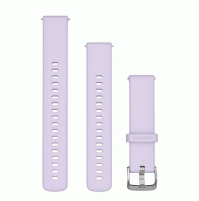 Quick Release Bands (18 mm) - Periwinkle silicone , silver hardware  - 010-13406-01 - Garmin